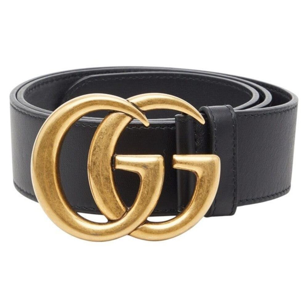 Gucci GG Marmont Leather Belt Black